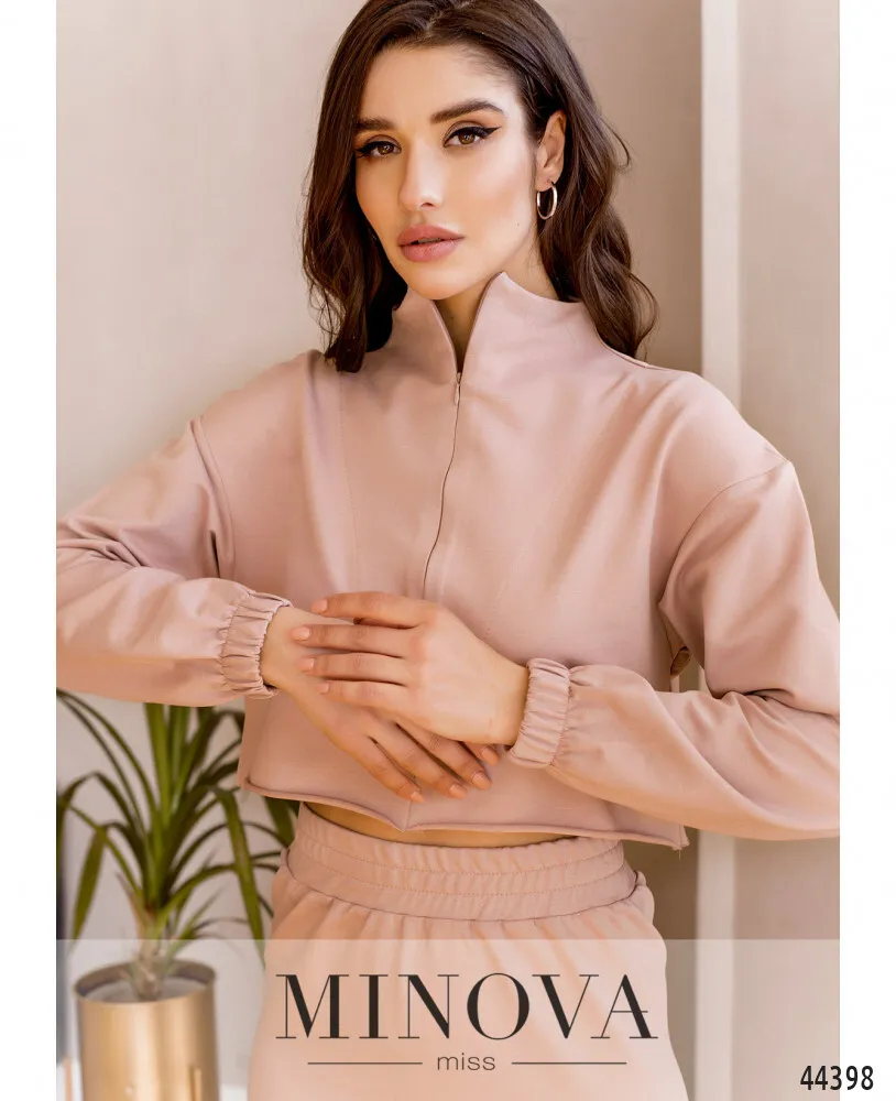 Костюм 2162-пудровый Minova