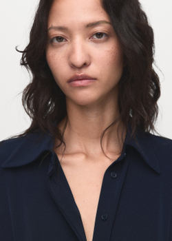 Платье-рубашка с ремешком