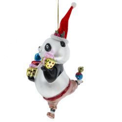 GAEM Украшение новогоднее "Панда", L9 W6,5 H17 см