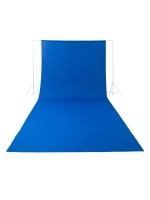 Фон муслиновый Raylab RL-BC01 3*6м синий хромакей