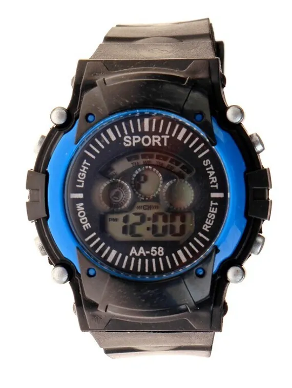 Часы наручные электронные "Максимум", ремешок силикон