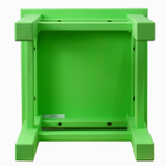 Табурет деревянный Одвар 33х33 см из массива сосны, салатовый