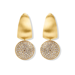 Серьги с бриллиантами Шампань, Эмаль, E0178-70/7