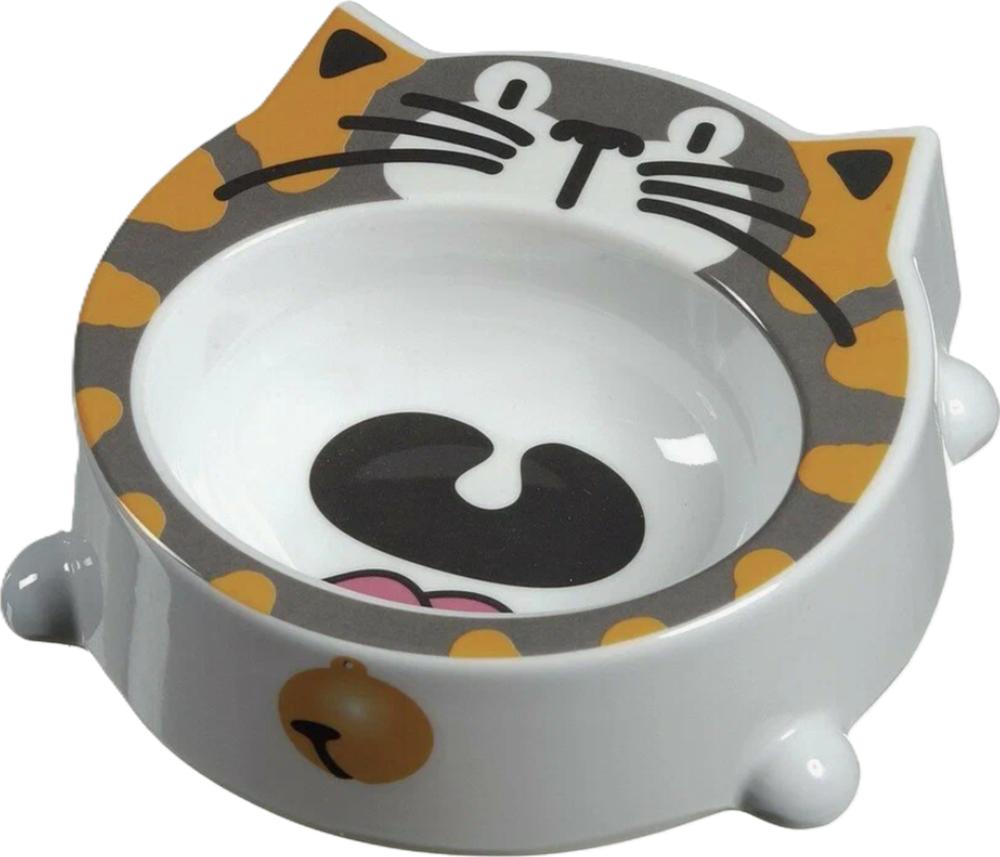 №1 Миска фигурная &quot;Кошка&quot;, меламиновая, диаметр 16см., 200мл.