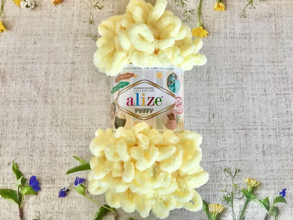 ALIZE &quot;Puffy&quot;, 13 светло-желтый