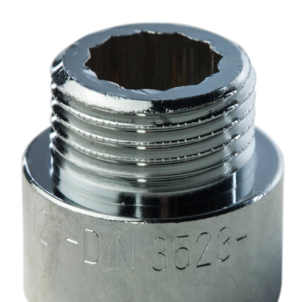 Удлинитель STOUT хромированный 1/2"x15 мм ВР/НР