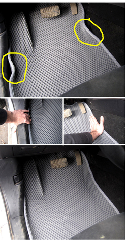 Автоковрики EVA для Toyota Sienta III HYBRYD (2014-2020)