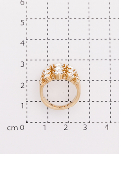 "Теона" кольцо в золотом покрытии из коллекции "Teona" от Jenavi