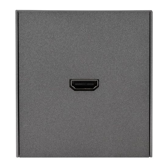 Розетка STRONG HDMI с/у графит KRANZ