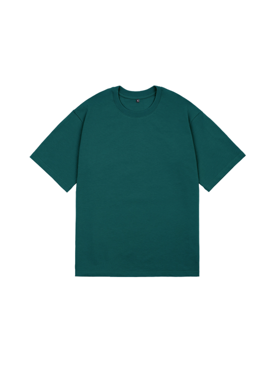 Футболка оверсайз (темно-зеленый) 230 г