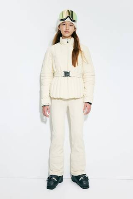 H&M Водоотталкивающие горнолыжные брюки, кремовый