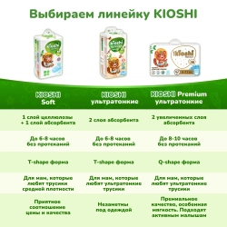 Трусики-подгузники Kioshi XL 36шт