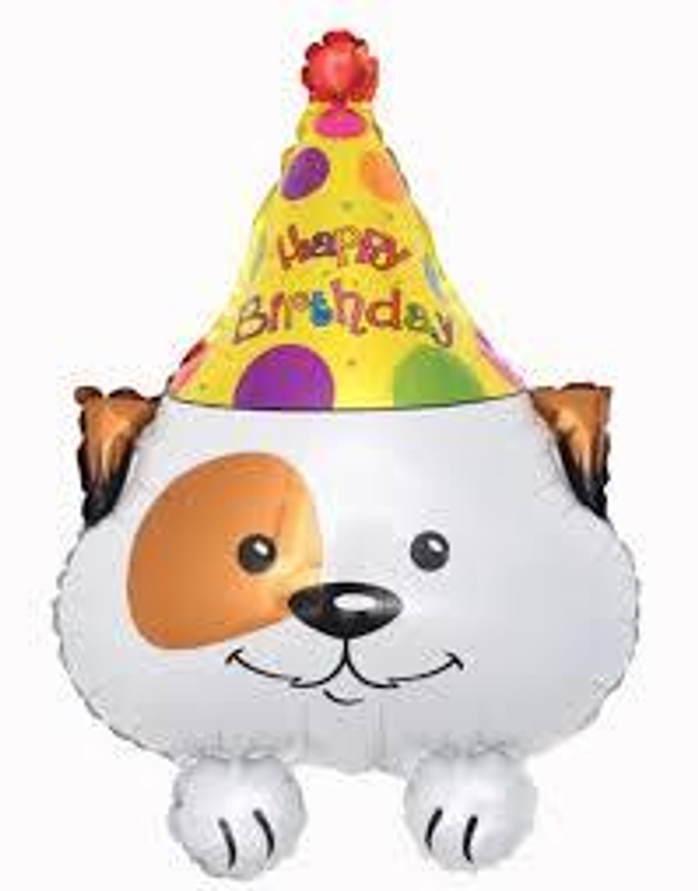 Шар (26""/66 см) Фигура, Собака в колпачке, 1 шт. В061