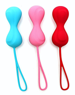 Набор из трёх двойных вагинальных шариков Satisfyer Power Balls (Цвет: разноцветный)