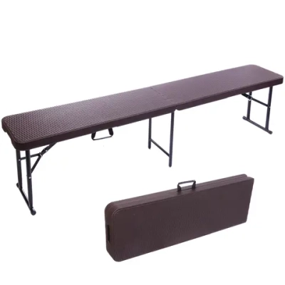 Скамья складная SN-D183R, 183*30*43 см, кофейный