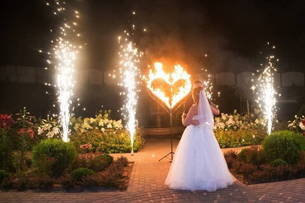 4 фонтана + огненное сердце!