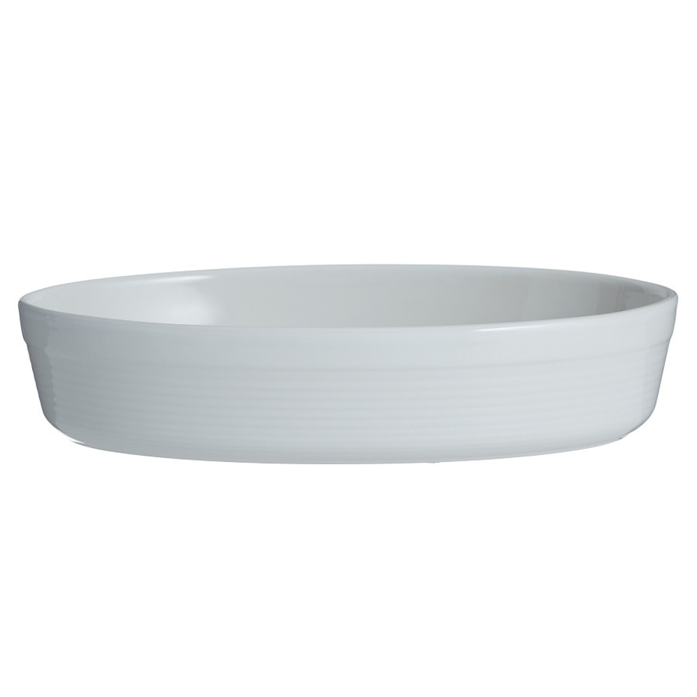 Блюдо для запекания william mason, 18х28 см, белое