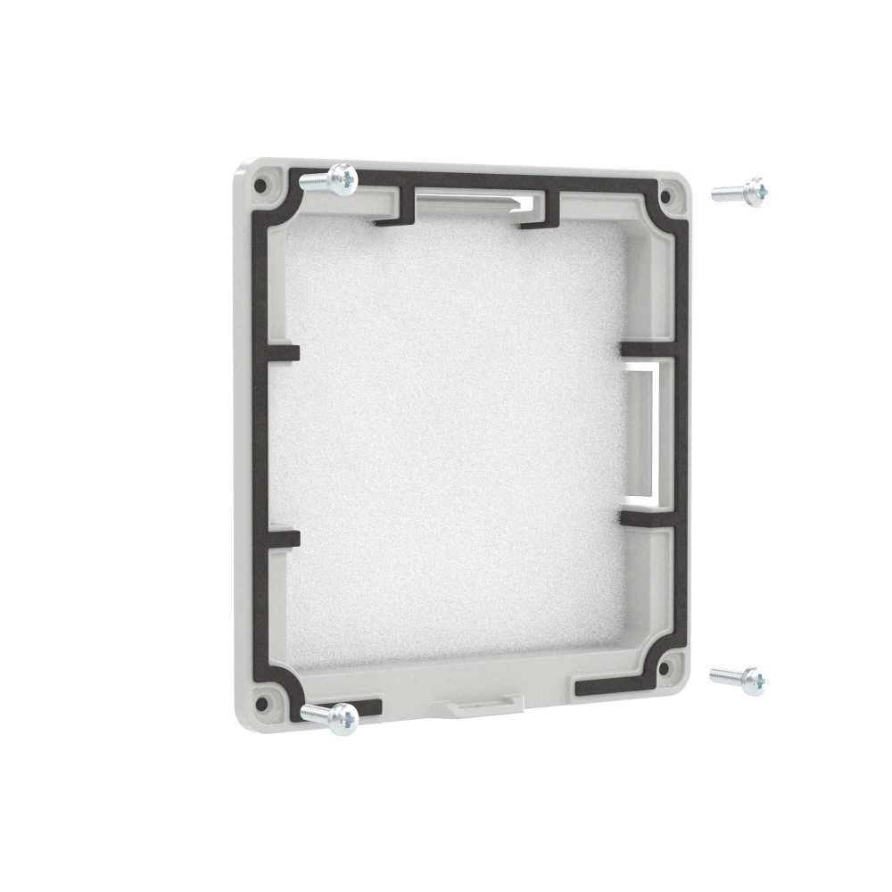 Вентиляционная решетка с фильтром RF 150x150 мм, IP54, RAL9005