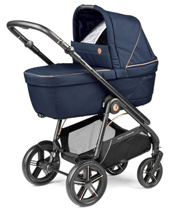 Коляска Peg Perego Veloce TC Brio Culla Belvedere Lounge 3 в 1 Blue Shine