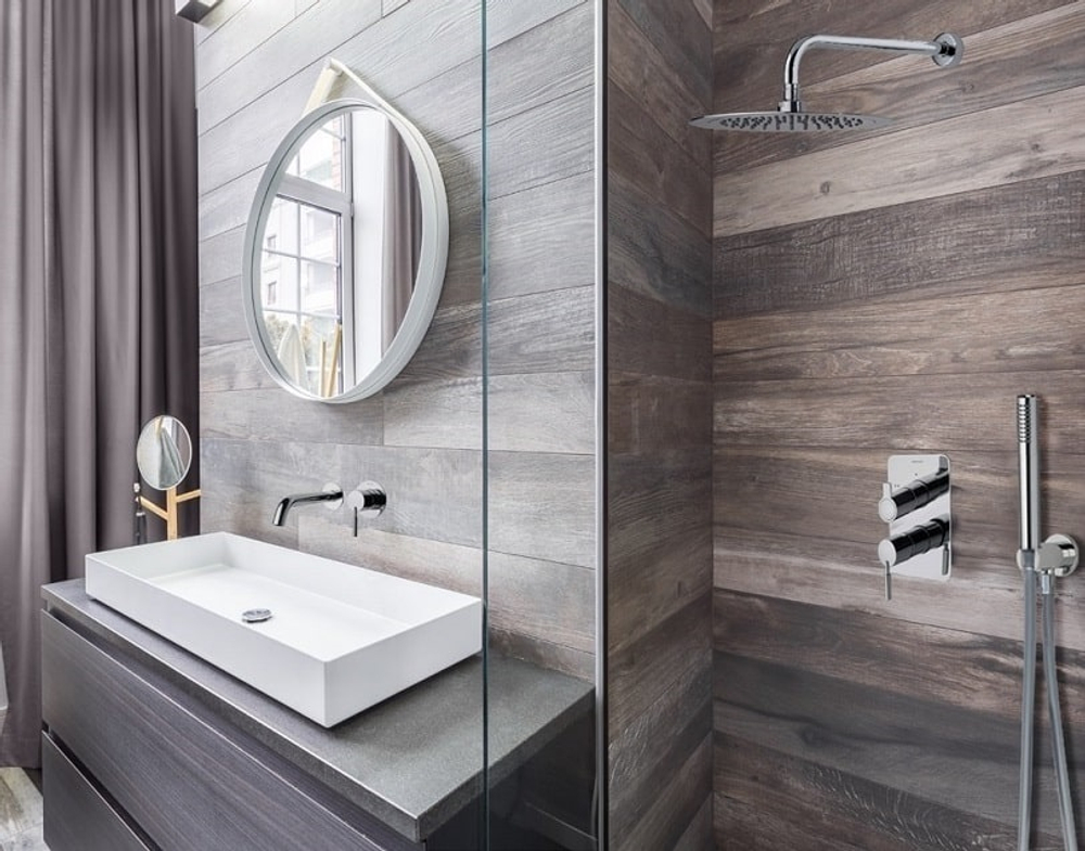 Душевая лейка круглая 1 режим латунь 3713M