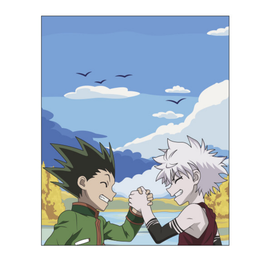 Открытка Gon & Kilua Hunter x Hunter Гон и Киллуа