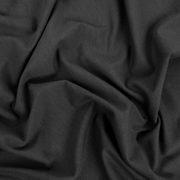 Кулирка 150±5 г/м², 40/1 Comp.Penye FULL LYC, 170 см / 5 метров, 123 т.серый/dark grey, Gamma GCM