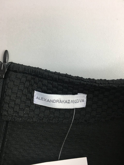 Топ Alexandra Kazakova с коротким рукавом черный 46 размер, новый