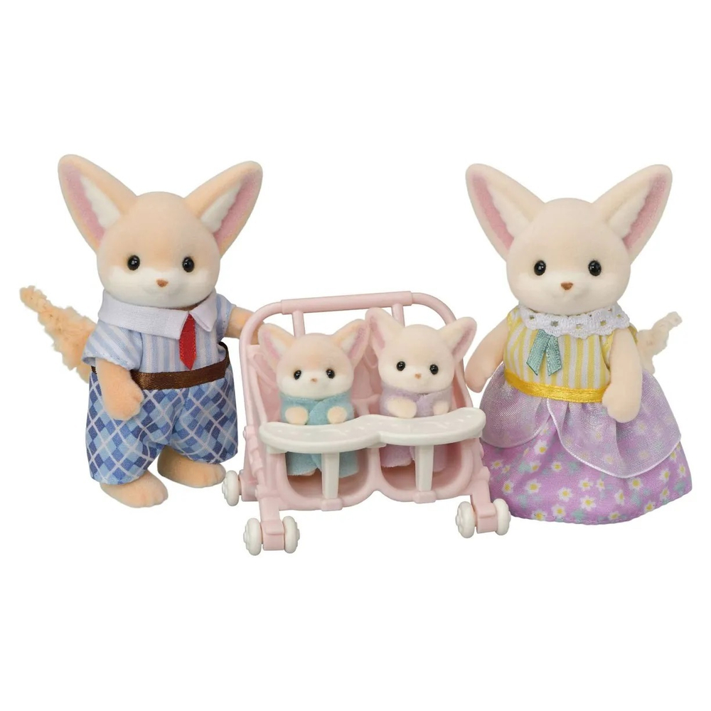 Игровой набор Sylvanian Families Семья лисичек фенек 5696 — игровой набор Sylvanian Families, фигурки для детей