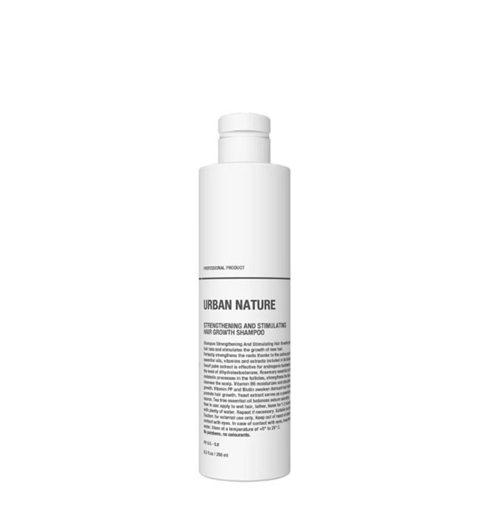 Шампунь Urban Nature STRENTHENING AND STIMULATING HAIR GROW для стимуляции роста волос АКЦИЯ!
