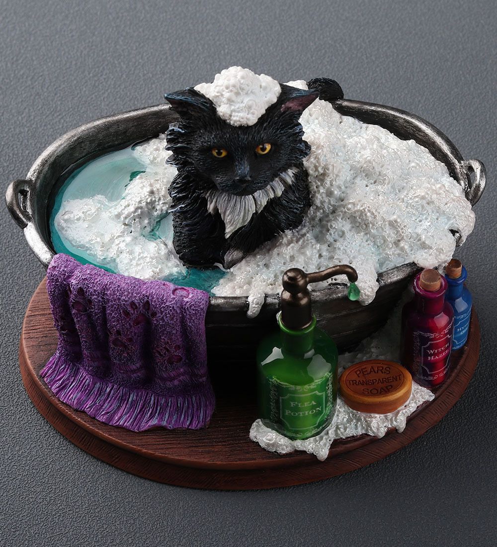 Veronese WS-1357 Статуэтка «Кот - Банный час» (Лиза Паркер)