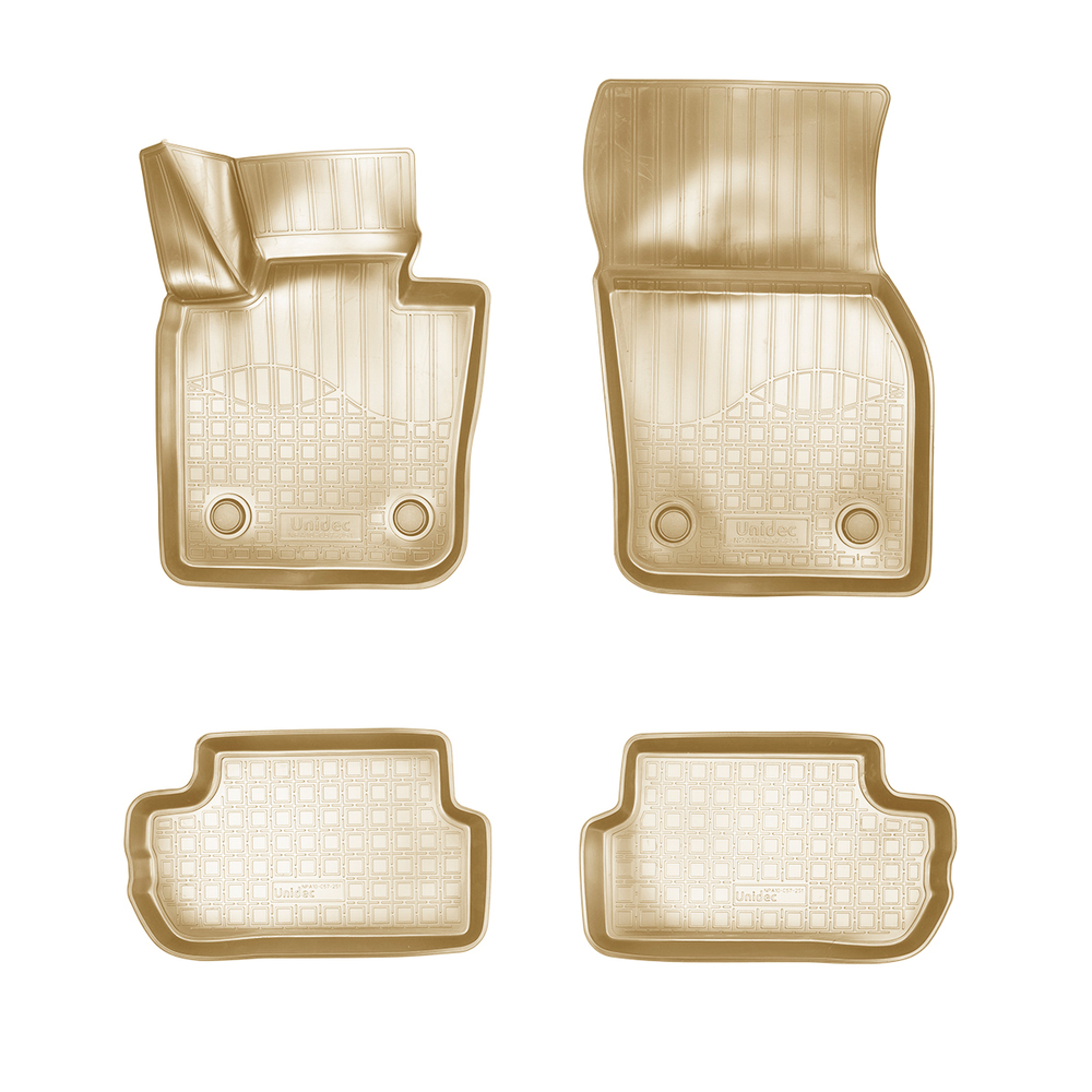 Ковры в салон Norplast/Unidec для Mini Hatch в кузове F56 (2014-), Бежевый, 3 двери, арт.NPA10-C57-251-B