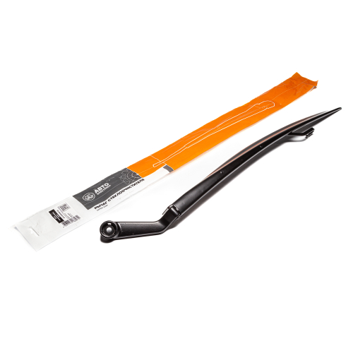 Рычаг стеклоочистителя, ВАЗ, левый, со спойлером, 480 мм, крюк