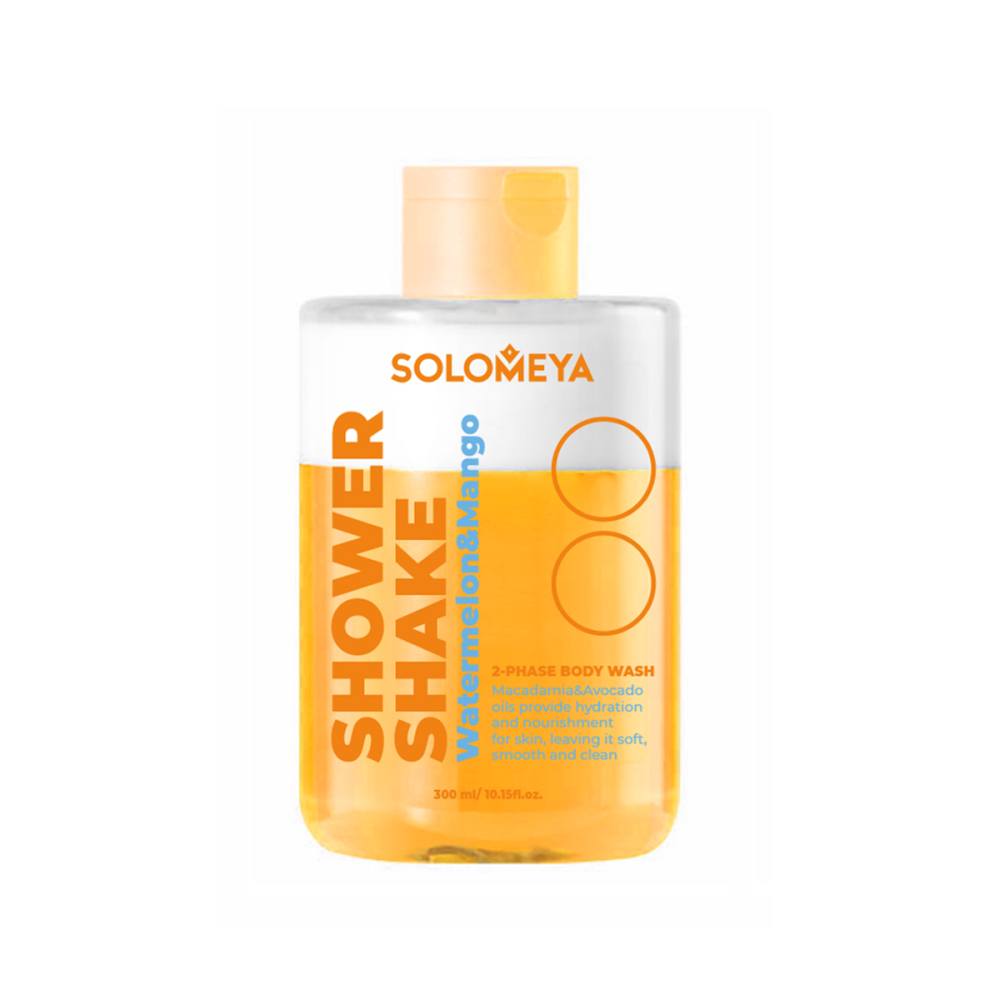 Solomeya Гель-шейк для душа АРБУЗ И МАНГО Shower Shake Watermelon&Mango 300 мл