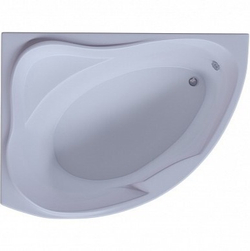 Акриловая ванна Aquatek (Акватек) Альтаир 158x120 L, с каркасом и сливом-переливом
