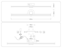 Ambrella Настенный светодиодный светильник LineTech FL6101