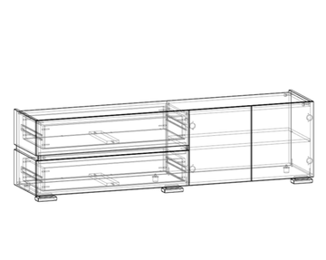 Тумба-ТВ ВЕКТ-2 левая