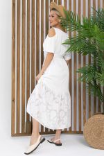 Платье Разбивая сердца (белое) П13350-7М LT Collection