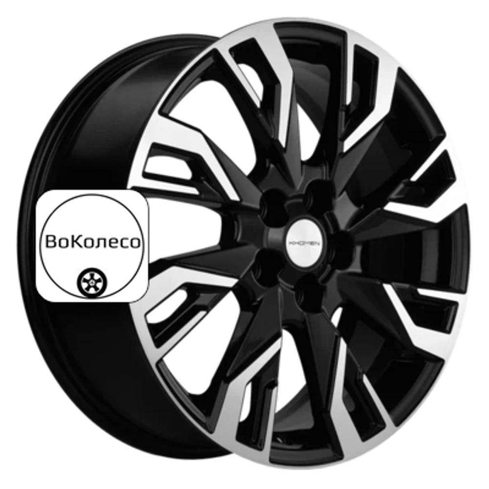 7x18/5x110 ET50 D63,3 KHW1809 (CS35/CS35 Plus) Black-FP Khomen Wheels