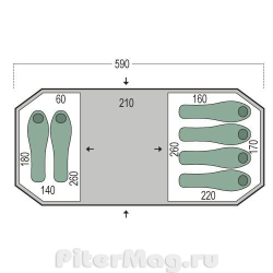Палатка Pinguin Omega 6