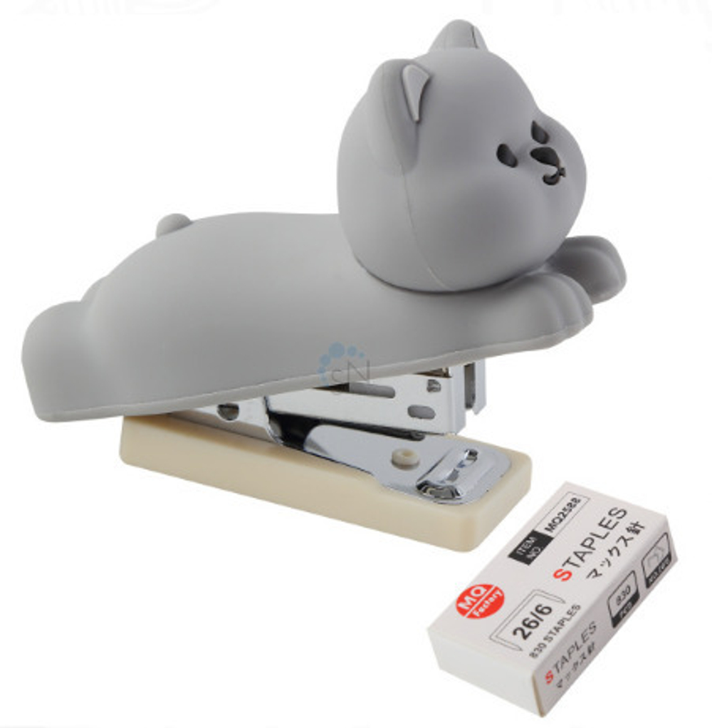 Степлер №24/6-26/6 КОКОС Китти серый (252281)