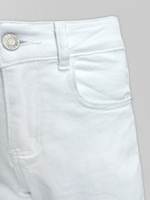 Джинсовые шорты бермуды Denim 9307 однотонные с подворотами