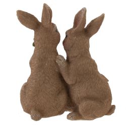 GAEM Фигурка декоративная "Зайцы", L13 W8,5 H14 см