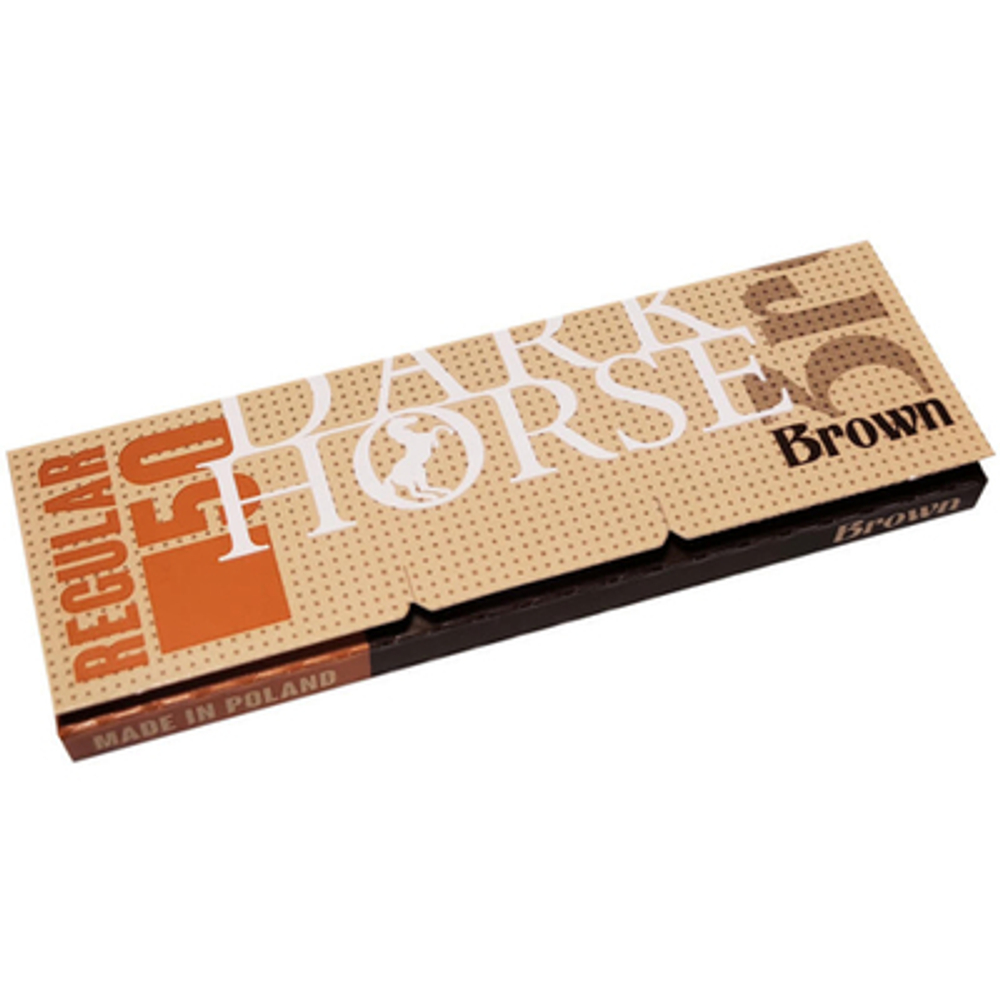 Бумага для сигарет "Dark Horse" Regular Brown 50л