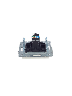 Розетка компьютерная СП RJ45 кат.5E BRITE РК10-БрЖ механизм жемчуж. IEK BR-K10-1-K36