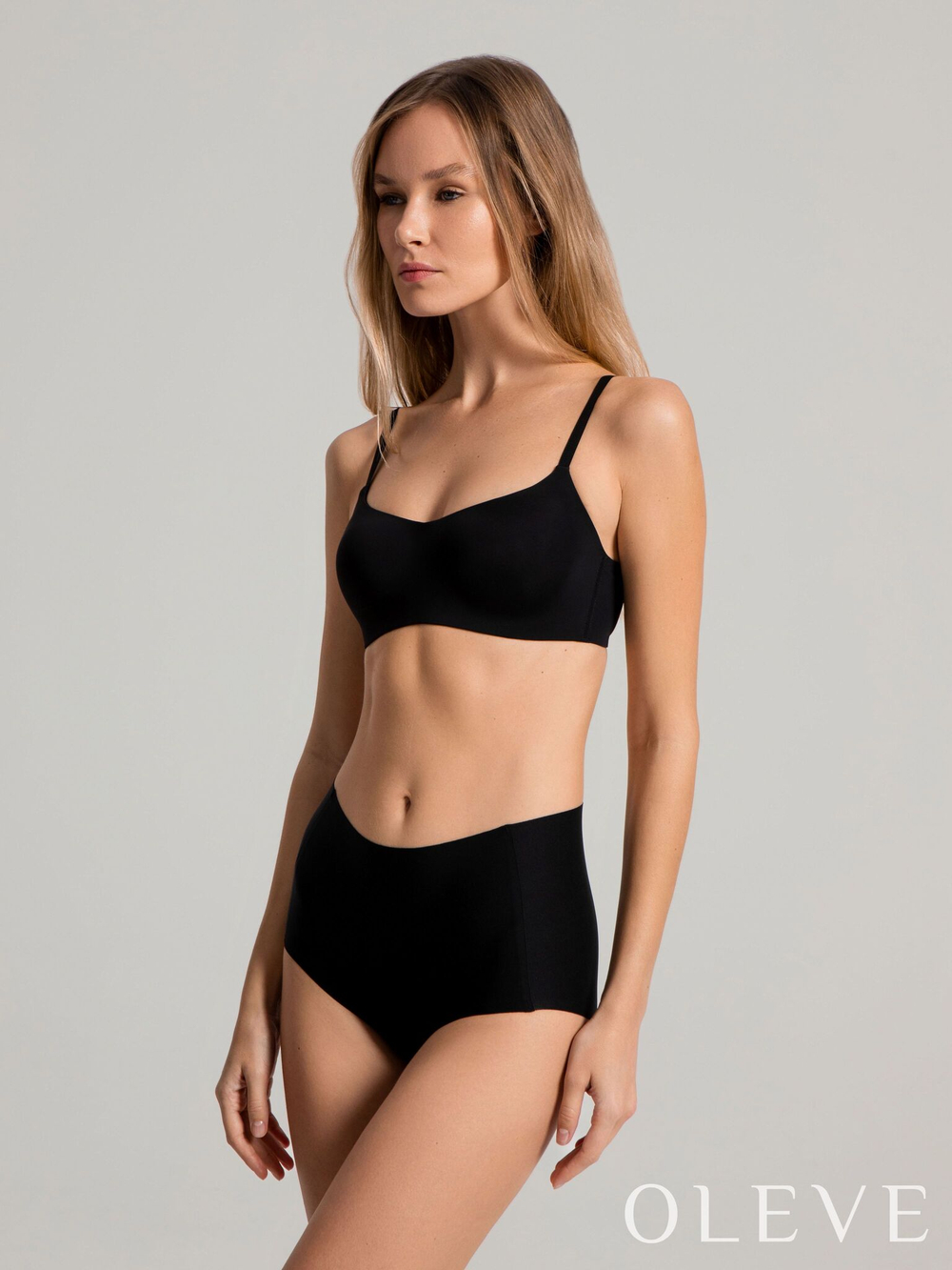 Бесшовные трусы слипы Plus size