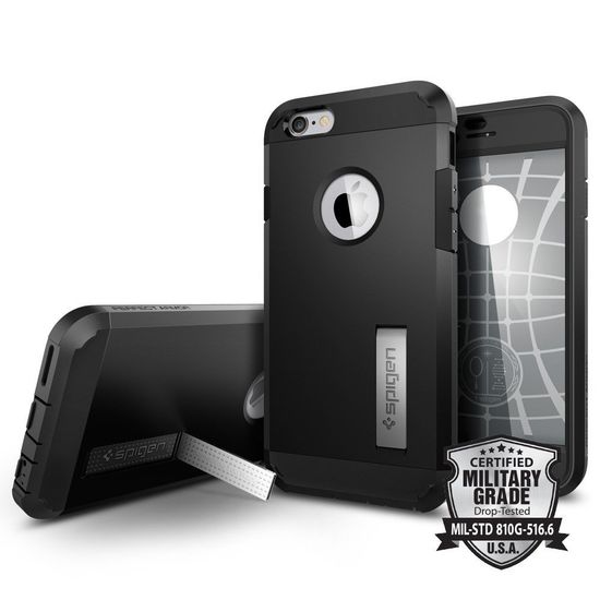 Spigen SGP Case Perfect Armor for iPhone 6 / 6S Black SGP11615