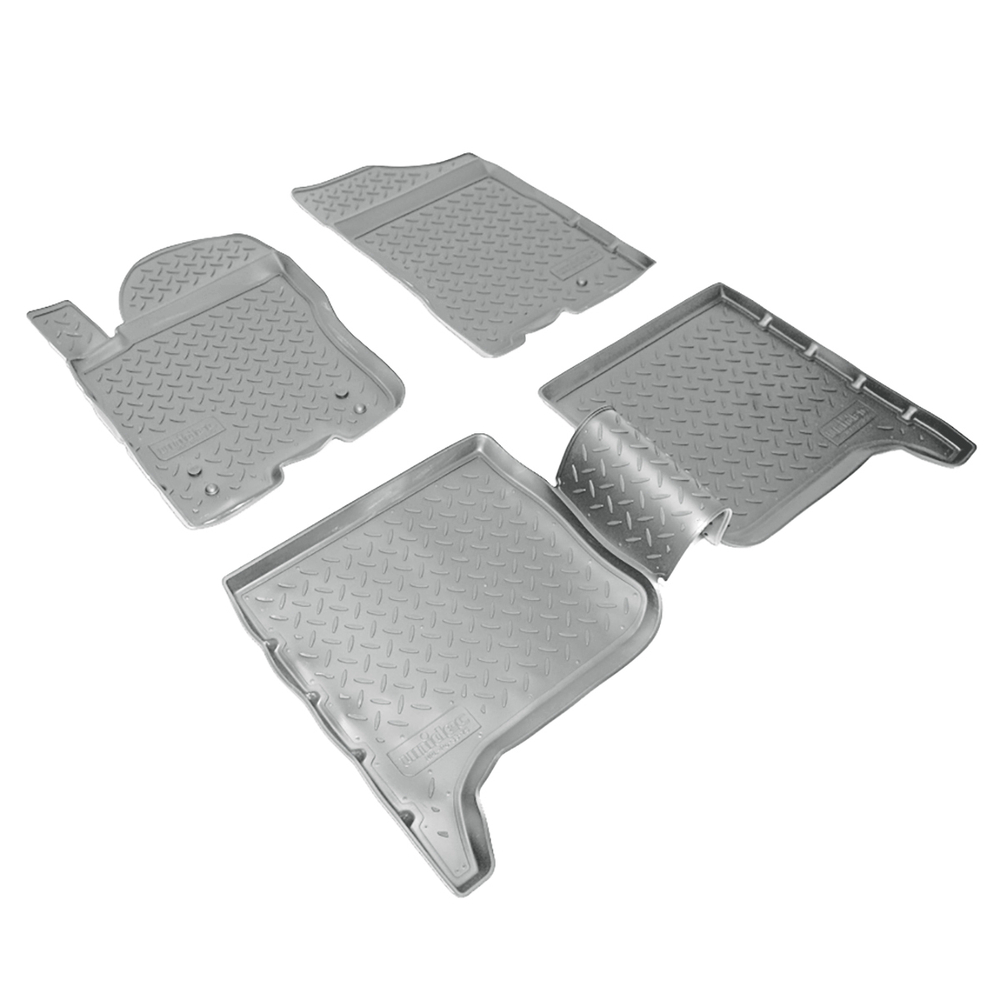 Ковры в салон Norplast/Unidec для Infiniti QX56 в кузове I32 (2007-2010), Серый, арт.NPL-Po-33-75-G