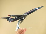 Модель самолета Ту-134 УБЛ (М1:100, ВМФ России, RF-12037, 54)