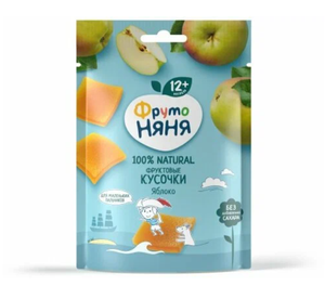 ФРУКТОВЫЕ КУСОЧКИ ФРУТОНЯНЯ ИЗ ЯБЛОК 53ГР