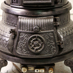 Высокая печь-буржуйка